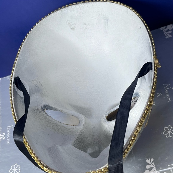 Venetian Masquerade Mask Gold Silver Costume Halloween - Picture 8 of 11
